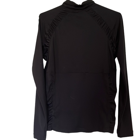 SUN ice black t zip long sleeve top size medium - Picture 3 of 16